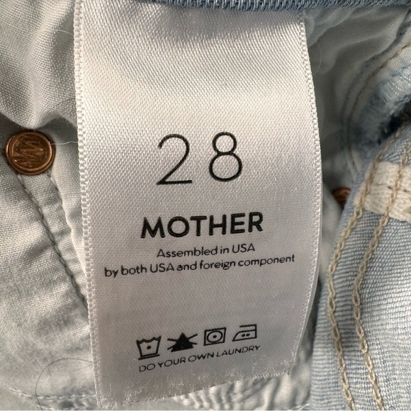 Mother High Waisted Looker Backstage Pass Wash Skinny Jeans Size 28 - Picture 11 of 14